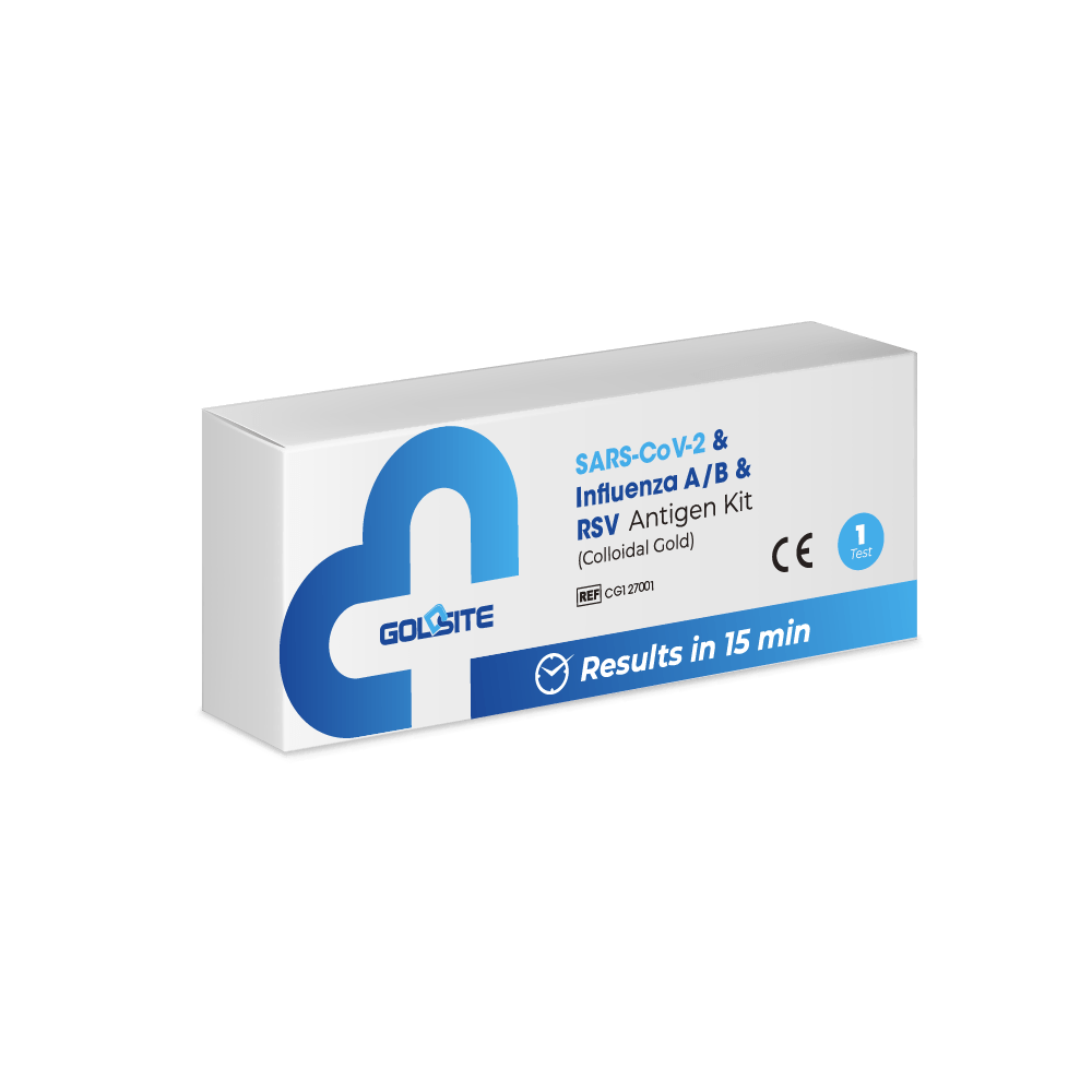 Prueba de antígeno combinado SARS-Cov-2 y gripe A/B & RSV